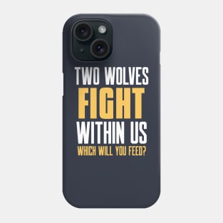 Wolf Howling T-shirt Phone Case