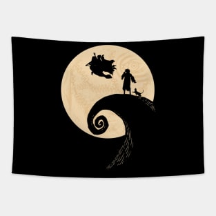 Halloween Funny 90's Movie Mashup Parody Tapestry