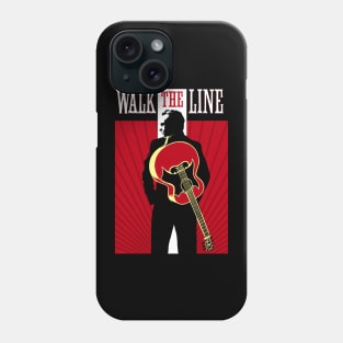 Black The Line Phone Case