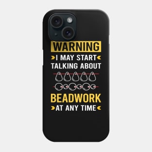 Warning Beadwork Beading Bead Beads Phone Case