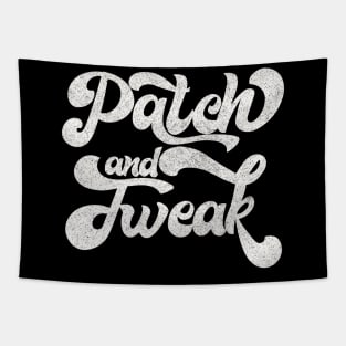 Patch And Tweak - Modular/Analog Synth Lover Design Tapestry