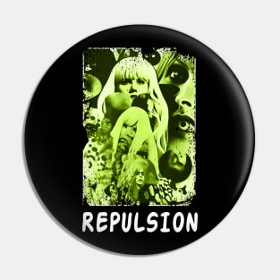 Horror in Isolation Repulsions Film Tribute Shirt Pin