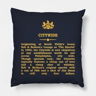 Real Historical Philadelphia - Citywide Pillow