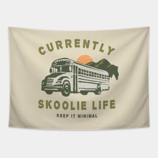 Currently Skoolie Life ( Summer Fun Bus Adventure ) Tapestry