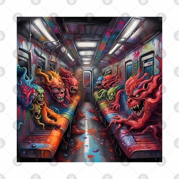 Train full of Demons and lost Souls by Christine aka stine1