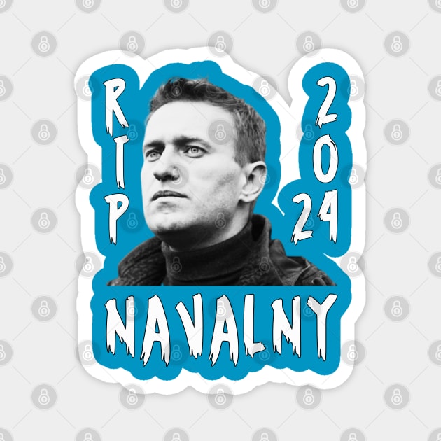 RIP ALEXEI NAVALNI 2024 Magnet by Lolane