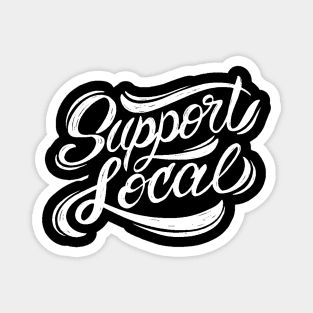 logo Support Local New Magnet