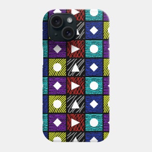 Colorful abstract shapes Phone Case