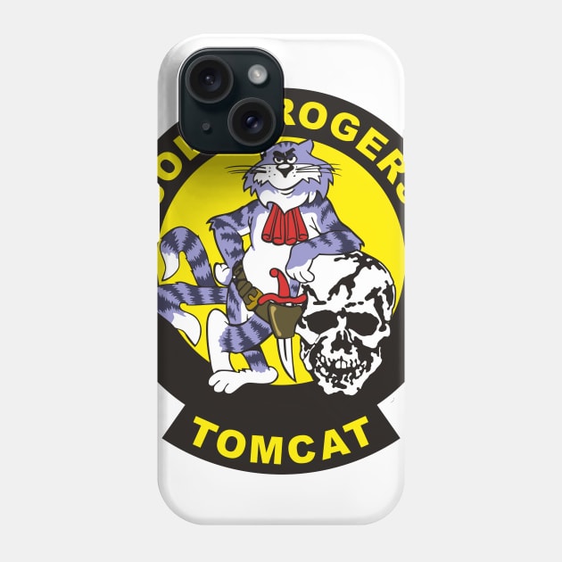 Tomcat Jolly Rogers Phone Case by MBK