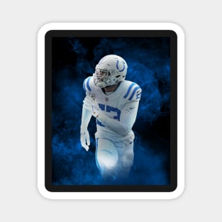 Shaquille Darius Leonard Indianapolis Sports Art Magnet