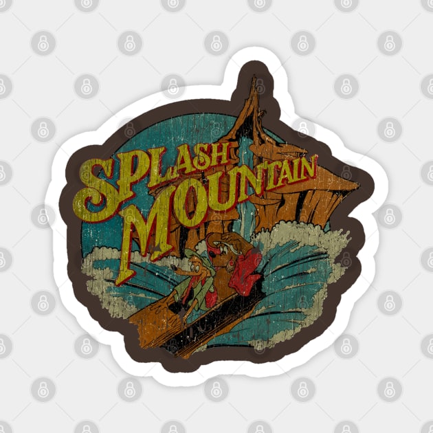 Splash Mountain vintage aesthetic #2 Magnet by vintage.artillustrator