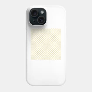 Dotted Grid 45 Yellow Phone Case