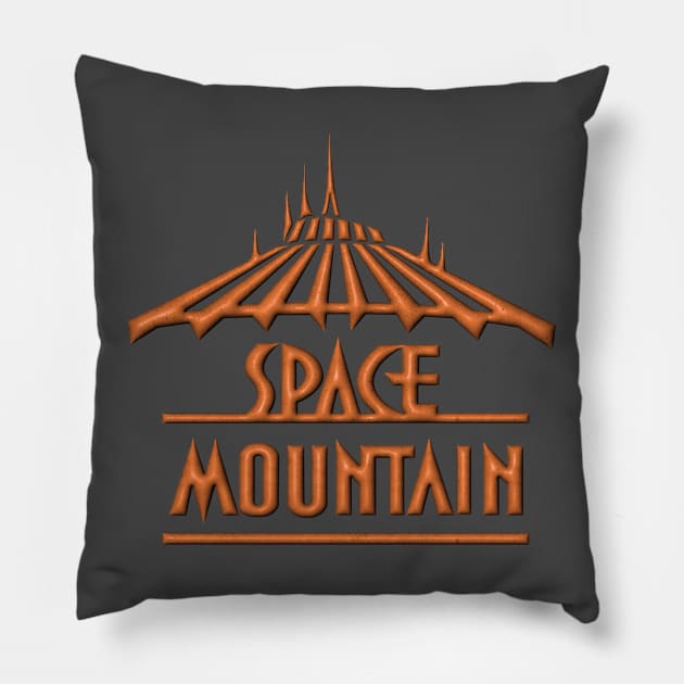 Space Mountain Pillow by JDesigns77