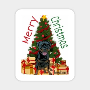 Rottweiler Epic Christmas Magnet