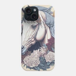 Floral Horse Phone Case