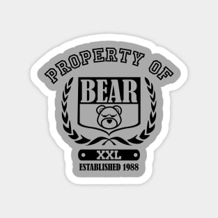 Property of Bear Athletic Gear Magnet