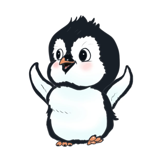 Happy penguin by Artofokan