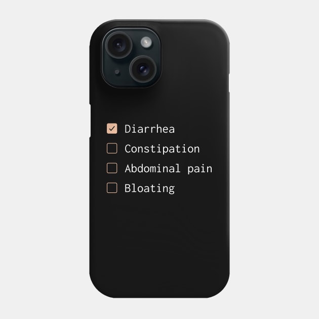 Gastroenterologist check list Gastroenterology Phone Case by MedicineIsHard