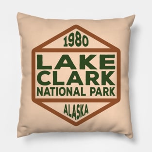 Lake Clark National Park and Preserve badge Pillow