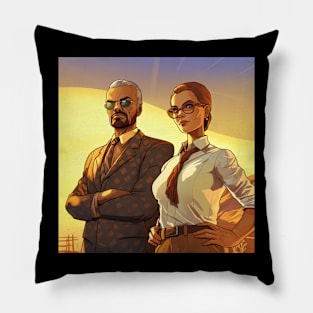 Pierre and Marie Curie Pillow