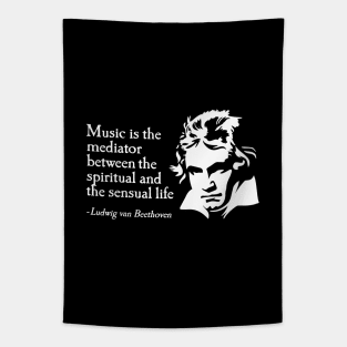 Ludwig van Beethoven quote classical music saying Tapestry