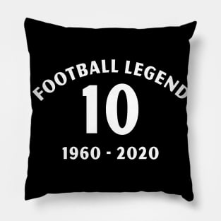 RIP football legend 10 1960 2020 Pillow