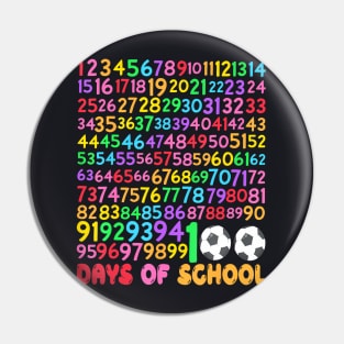 100Th Day Of School Teacher Kids 100 Days Math Numbers Pin