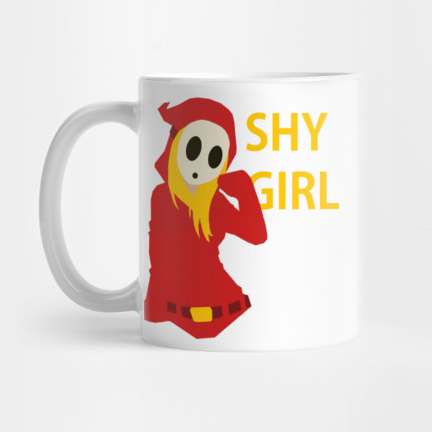 Shy Girl Yellow Mario Super Mario Mug Teepublic
