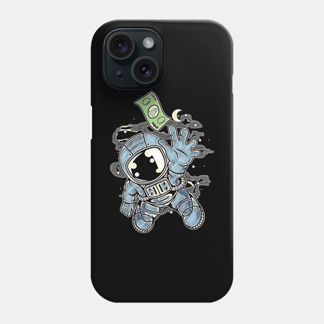 Astronaut Dollar • Funny And Cool Sci-Fi Cartoon Drawing Design Great For Anyone That Loves Astronomy Art Phone Case by TeesHood