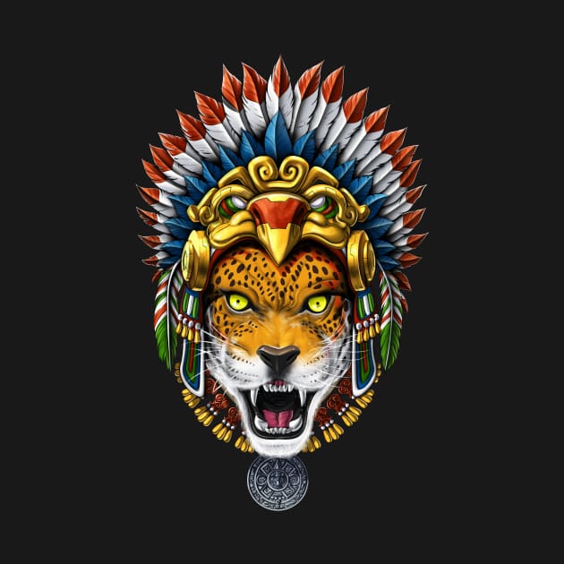 Aztec Warrior Jaguar by underheaven