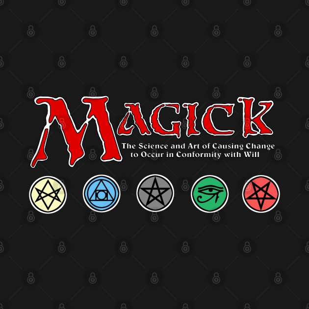 Magick, Aleister Crowley Style! - Trading Card Parody (Variant) by Occult Designs