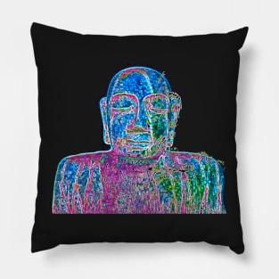 Neon Budha Pillow