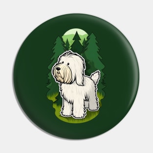 Briard dog - Adorable Briard Dog Pin