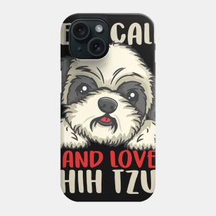 Owned By A Chinese Shih Tzu print for Dog Lovers Phone Case