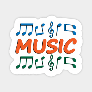 Music logo design Magnet