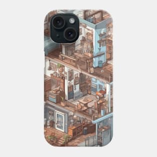 Isometric House Phone Case