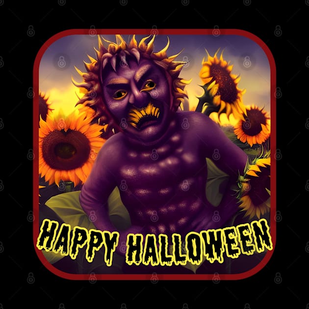 Halloween Sunflower Goblin by Gone Retrograde