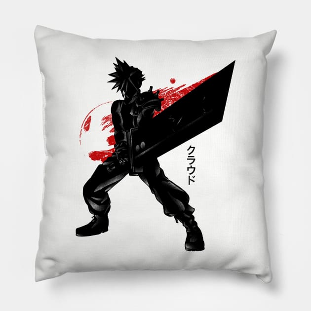 Crimson Ex-soldier Pillow by FanFreak