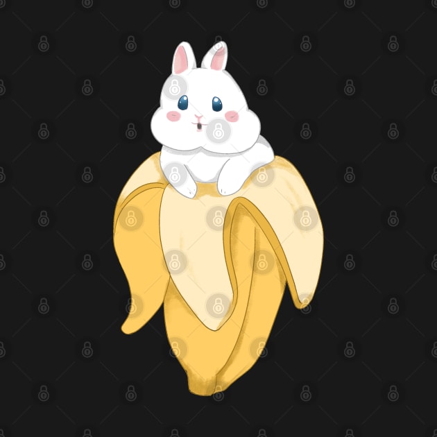 Pop Up Bunny inside Banana _ Bunniesmee by GambarGrace