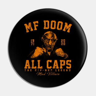 MF Doom Orange Pin