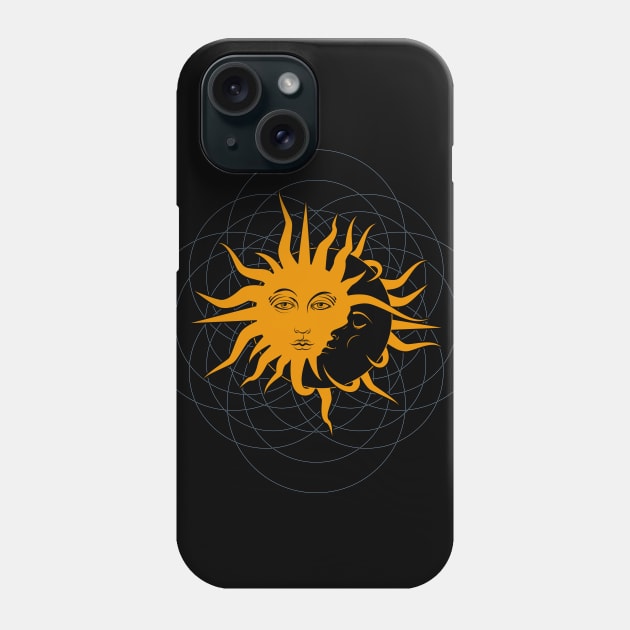 Sun & Moon Phone Case by BeCreativeHere