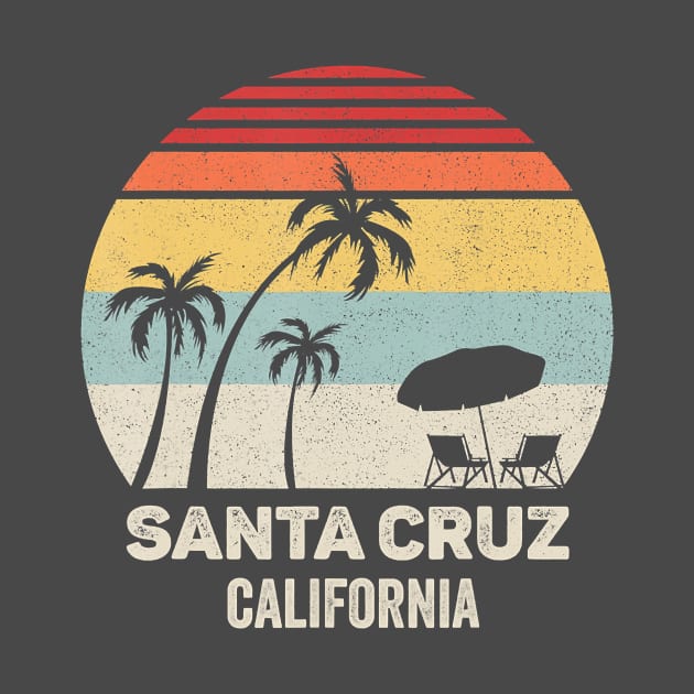 Retro California Santa Cruz Beach Shirt Vintage by oblongataexpand