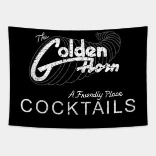 The Golden Horn Cocktails Tapestry