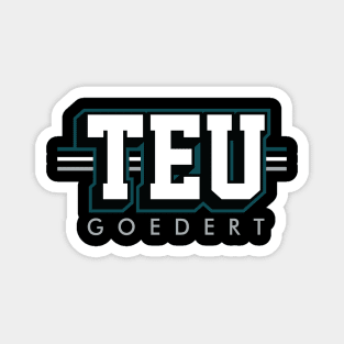 Tight End University - TEU - Dallas Goedert - Philadelphia Eagles Magnet