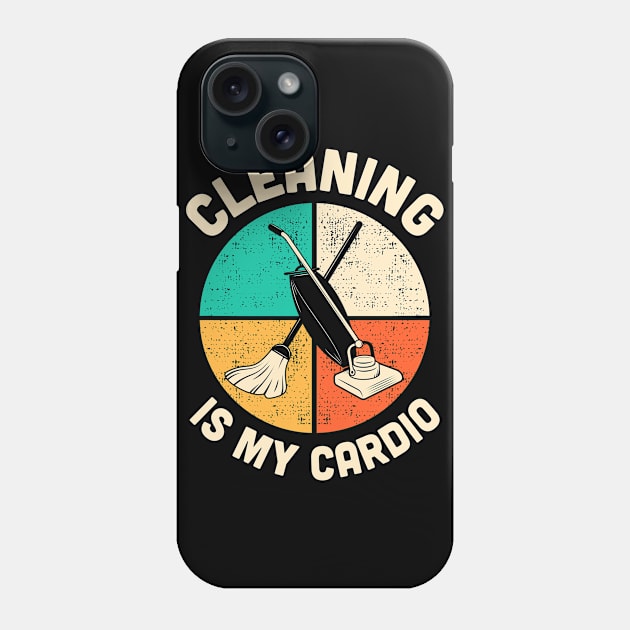 Cleaning Is My Cardio Fitness Gym Workout Womens Phone Case by TMSTORE