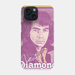 Neil Diamond // Retro 1970s Fan Design Phone Case