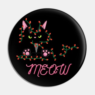 Meow christmas Pin