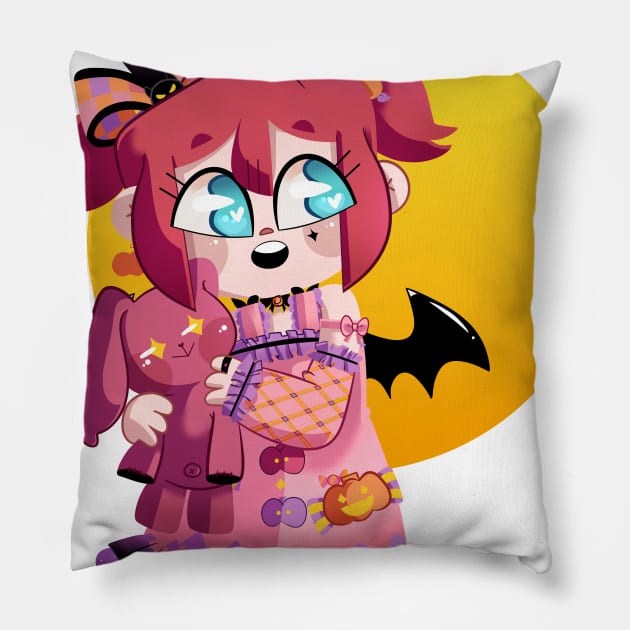 Halloween Ruby. Pillow by scribblekisses