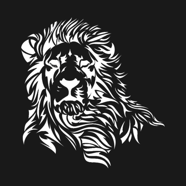 Lion African Tribal Design by edwardecho
