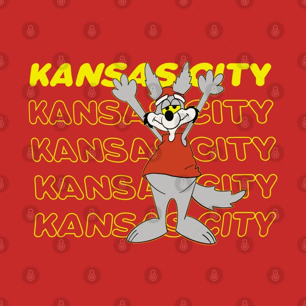 Kansas City Wolf Vibes by RipleyArtShop